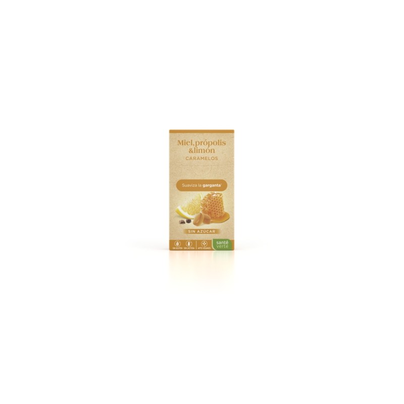 Santé Verte Caramelos Miel, Própolis y Limón 35g