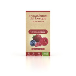 Santé Verte Caramelos Fresa y Frutos del Bosque 35g