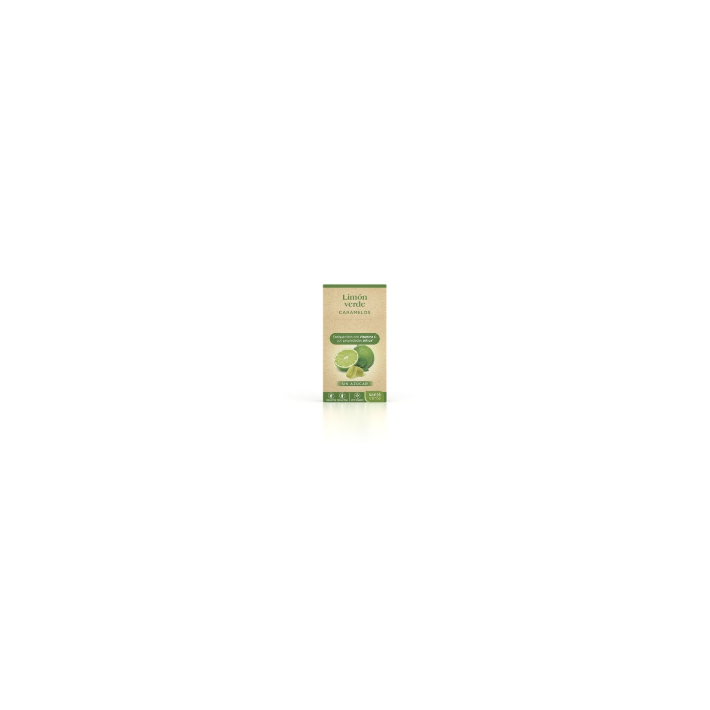 Santé Verte Caramelos Limón Verde 35g
