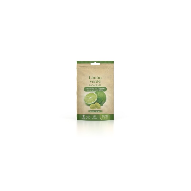 Santé Verte Caramelos Limón Verde 60g