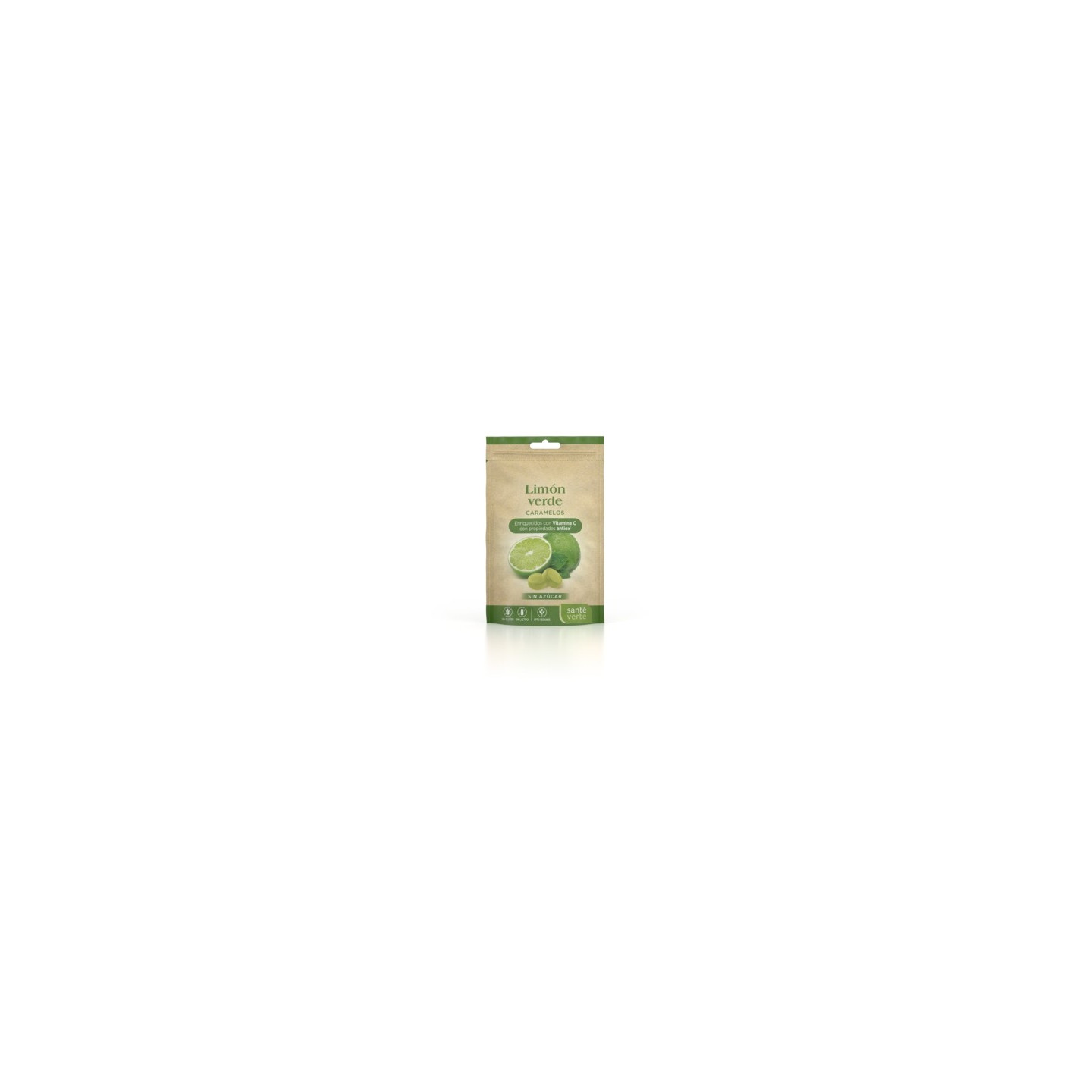 Santé Verte Caramelos Limón Verde 60g