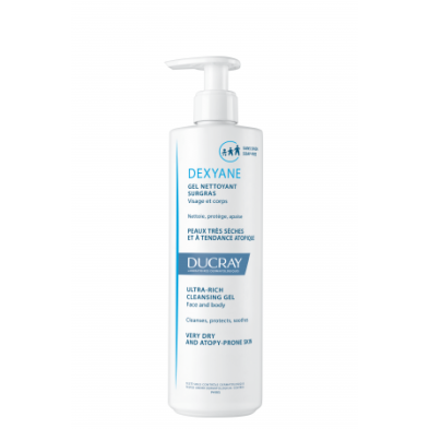 Ducray Gel Limpiador Sobregraso 400 ml