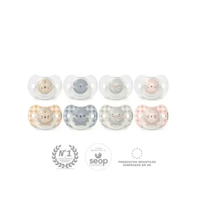 Suavinex Chupete Noche Tetina Fisiológica 0-6 meses 2 unidades Suavinex Chupete Noche Tetina Fisiológica 0-6 meses 2 unidades