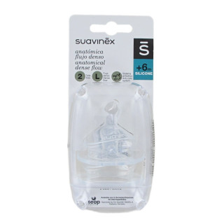 Suavinex Tetina Anatómica Silicona Flujo L 2 unidades