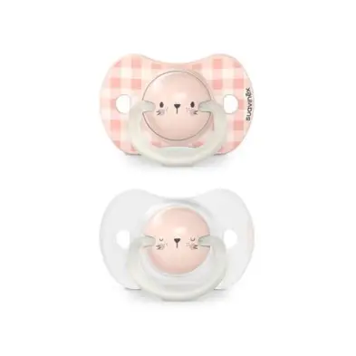 Suavinex Chupete Noche Tetina Fisiológica 0-6 meses 2 unidades Suavinex Chupete Noche Tetina Fisiológica 0-6 meses 2 unidades