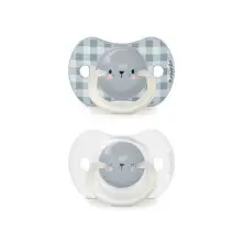 Suavinex Chupete Noche Tetina Fisiológica 0-6 meses 2 unidades Suavinex Chupete Noche Tetina Fisiológica 0-6 meses 2 unidades