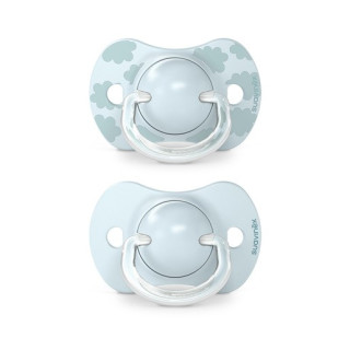 Suavinex Chupete Fisiológico Silicona 0-6 meses 2 unidades