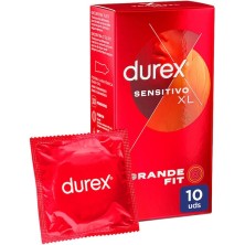 Durex Sensitivo XL 10 unidades frente