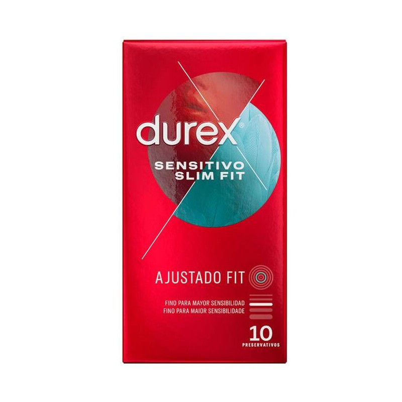 Durex Sensitivo Slim Fit 10 unidades