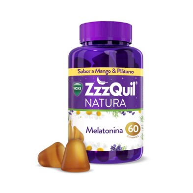 ZzzQuil Mango y Plátano 60 gummies