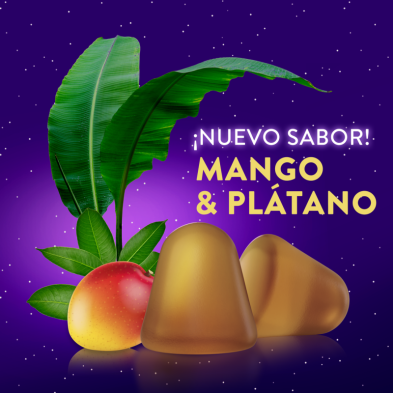 ZzzQuil Mango y Plátano 60 gummies sabor