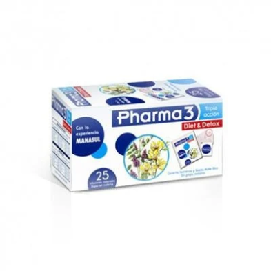 Pharma3 Diet y Detox 25 bolsitas