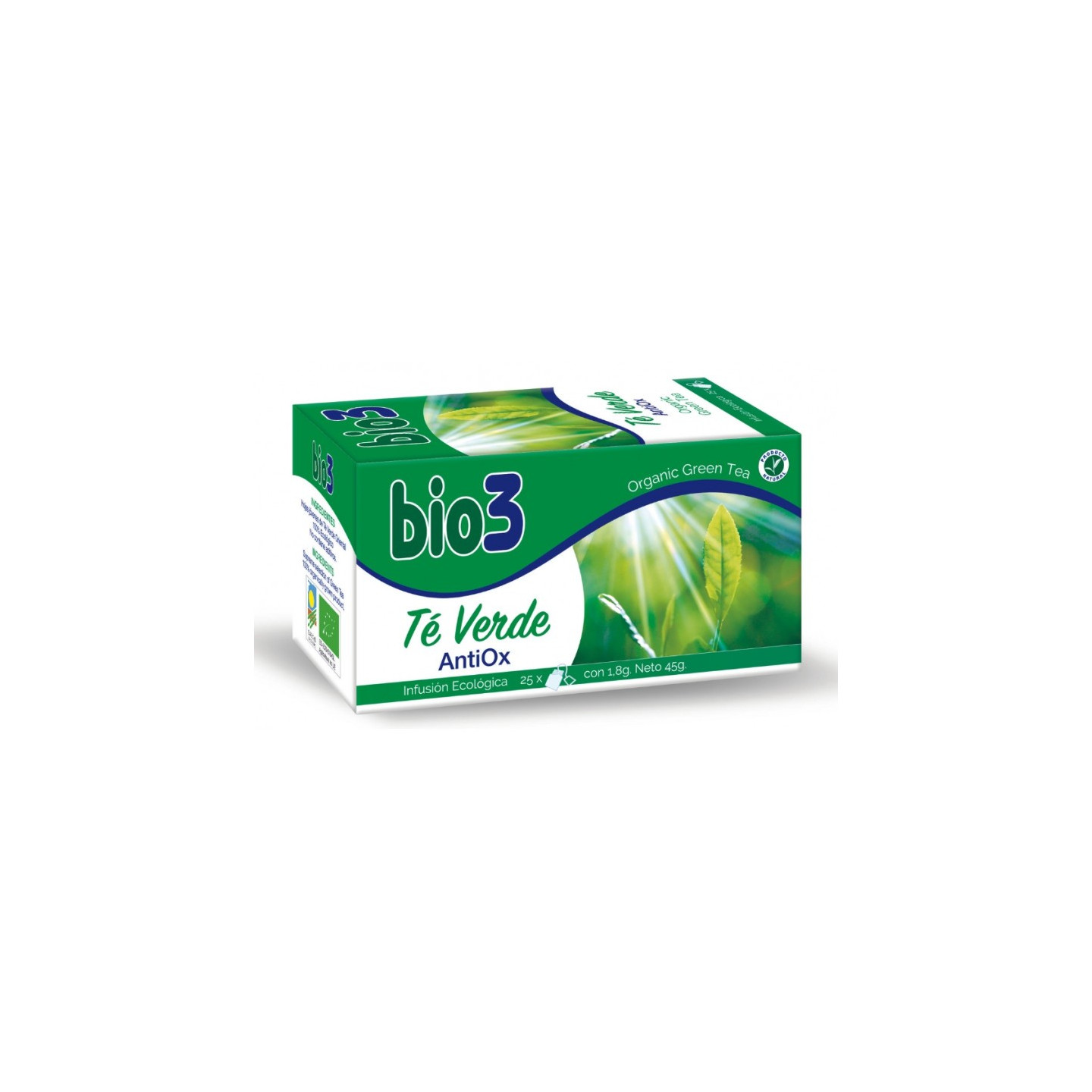 Bio3 Té Verde 25 bolsitas - Infusiones de Té Verde | STG Farma