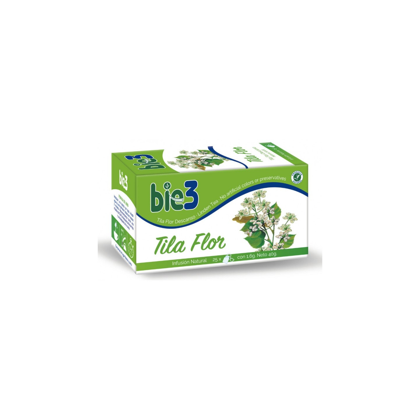 Bio3 Tila Flor 25 bolsitas - Infusiones de Tila | STG Farma