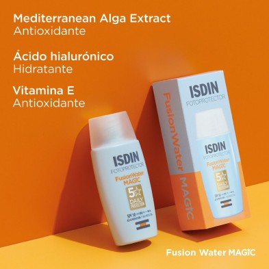 Isdin Fusion Water Magic SPF 50+ 50 ml composición