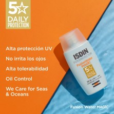 Isdin Fusion Water Magic SPF 50+ 50 ml propiedades