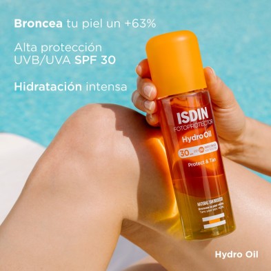 Isdin Hydro Oil SPF30 200 ml composicion