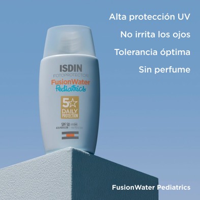 Isdin Pediatrics Fusion Water 50+ 50 ml beneficios