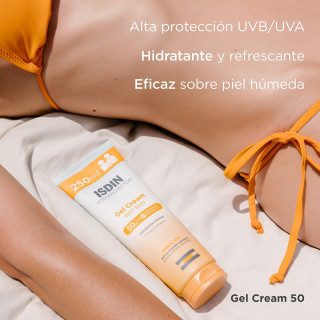 Isdin Gel Crema SPF50 250 ml - Protectores solares corporales | STG Farma