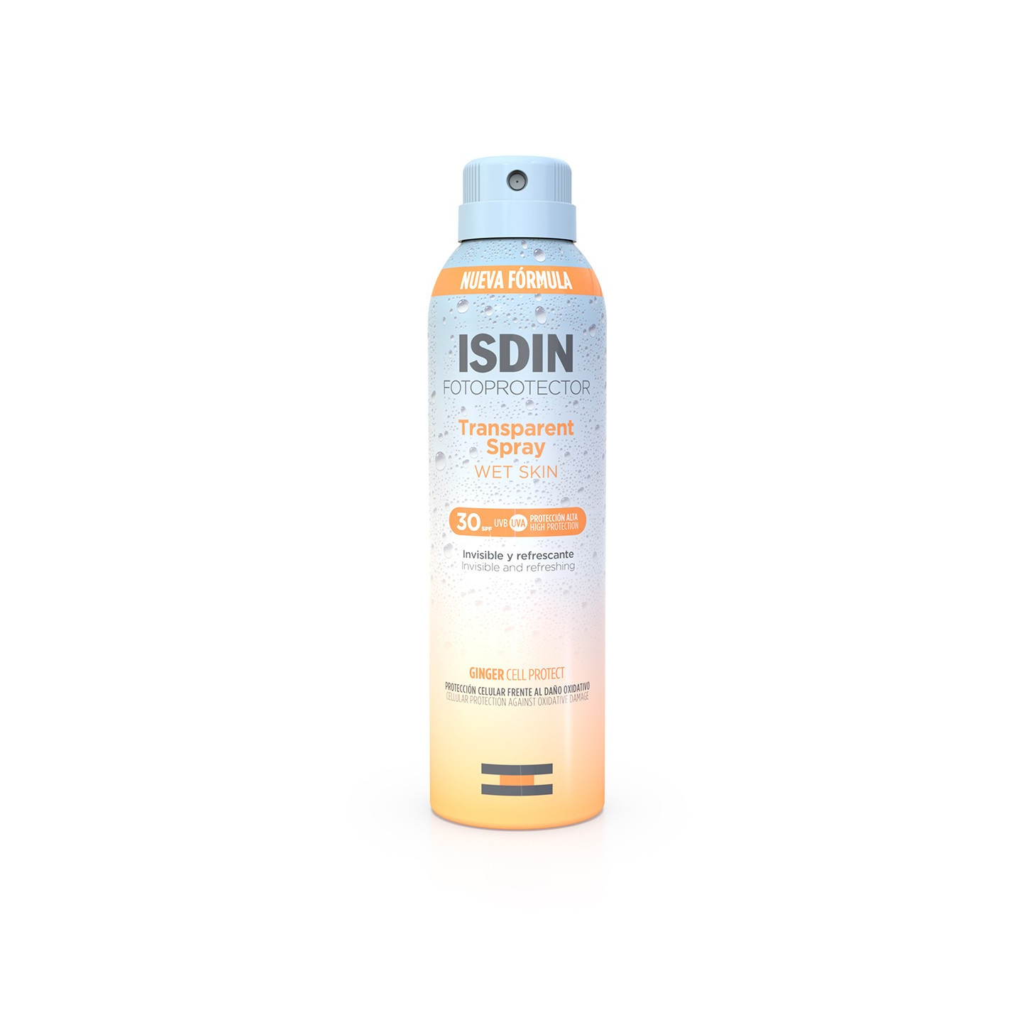 Isdin Transparent Spray Wet Skin SPF30 250 ml - Protectores solares corporales | STG Farma