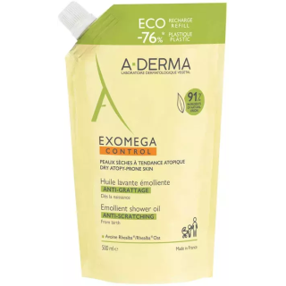 Aderma Exomega Aceite de Ducha Ecorrecarga 500 ml