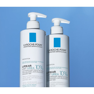 La Roche Posay Lipikar Lait Urea 10 400 ml - Hidratación corporal | STG Farma