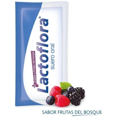 Lactoflora suero oral frutos del bosque 6 sobres
