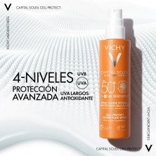 Vichy Capital Soleil Spray Fluido Invisible SPF 50+ 200 ml
