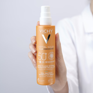 Vichy Capital Soleil Spray Fluido Invisible SPF 50+ 200 ml - Solares | STG Farma