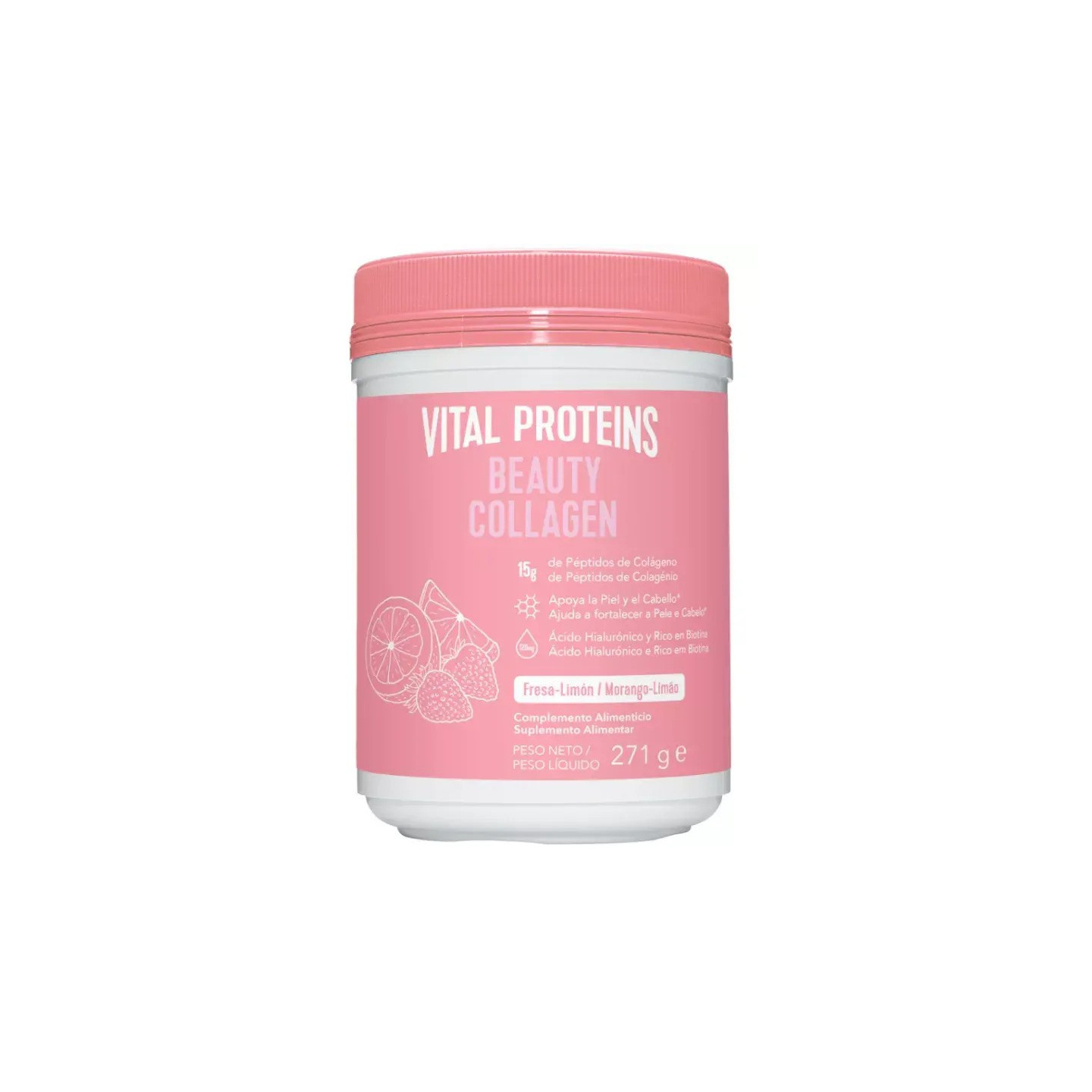 Vital Proteins Beauty Fresa y Limón 271g