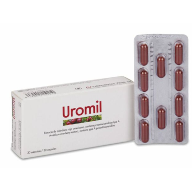 Uromil 30 cápsulas