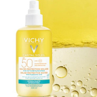 Vichy Capital Soleil Agua Hidratante SPF50+ 200 ml - Solares | STG Farma