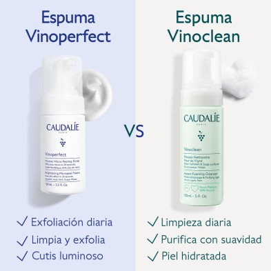 Caudalie Vinoperfect Espuma Limpiadora comparación