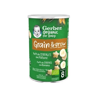 Gerber Organic Nutripuffs Plátano 35g