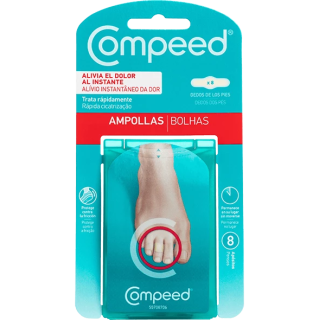 Compeed Ampollas Dedos de los Pies 8 unidades - Tiritas y apósitos | STG Farma
