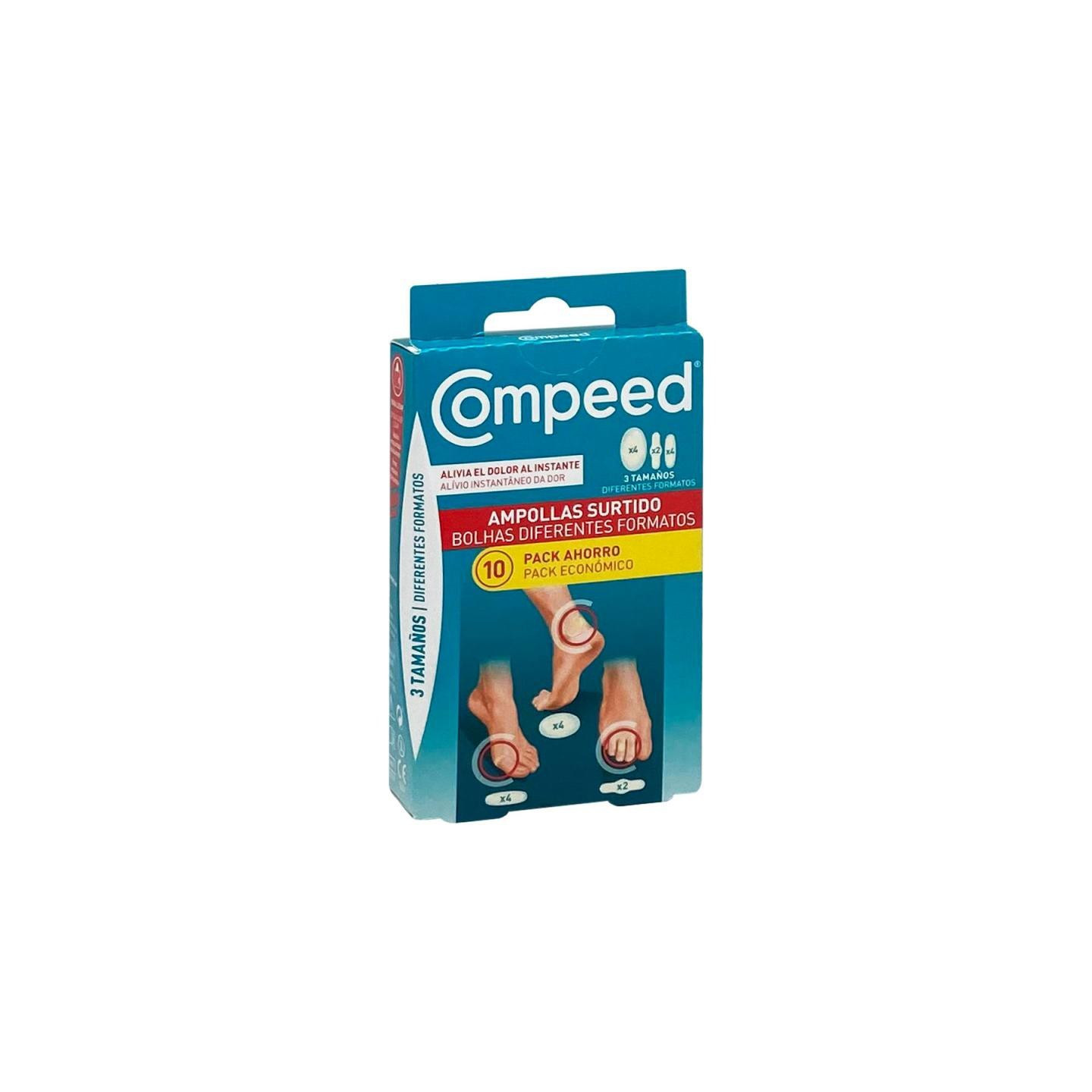 Compeed Ampollas Surtido 3 tamaños 10 unidades