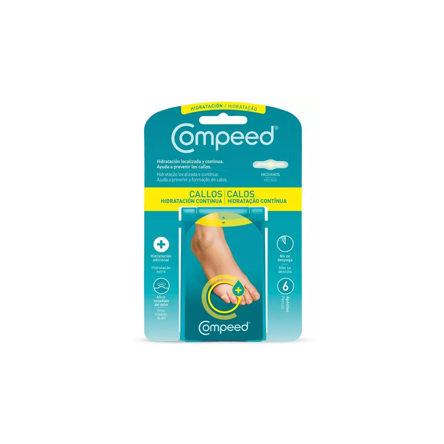 Compeed Callos Hidratación Continua 6 unidades