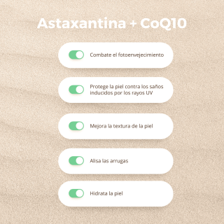 Kobho Astaxantina + CoQ10 60 cápsulas - Coenzima Q10 | STG Farma