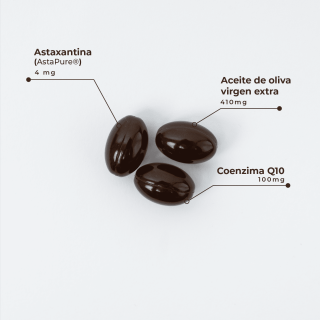 Kobho Astaxantina + CoQ10 60 cápsulas - Coenzima Q10 | STG Farma