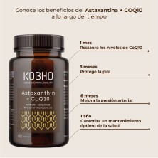 Kobho Astaxantina + CoQ10 60 cápsulas