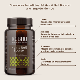 Kobho Hair & Nail Booster 60 cápsulas - Pelo y uñas | STG Farma