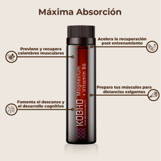 Kobho Magnesio + Vitamina B6 20 viales - Magnesio | STG Farma