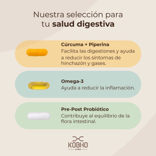 Kobho Pre Post Probiótico 60 cápsulas - Probióticos | STG Farma