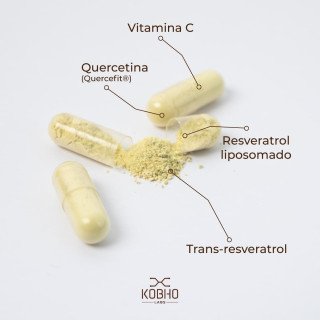 Kobho Trans Resveratrol + Quercetina 60 cápsulas - Resveratrol | STG Farma