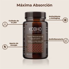 Kobho Trans Resveratrol + Quercetina 60 cápsulas