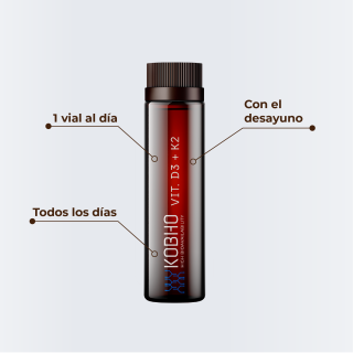 Kobho Vitamina D3 + K2 20 viales - Vitamina D | STG Farma
