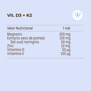 Kobho Vitamina D3 + K2 20 viales - Vitamina D | STG Farma