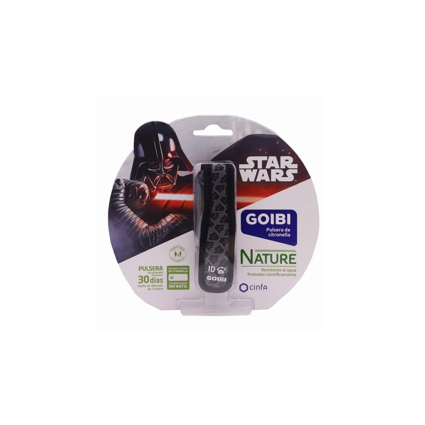 Goibi Pulsera de Citronela Nature Star Wars Negra - Insectos | STG Farma