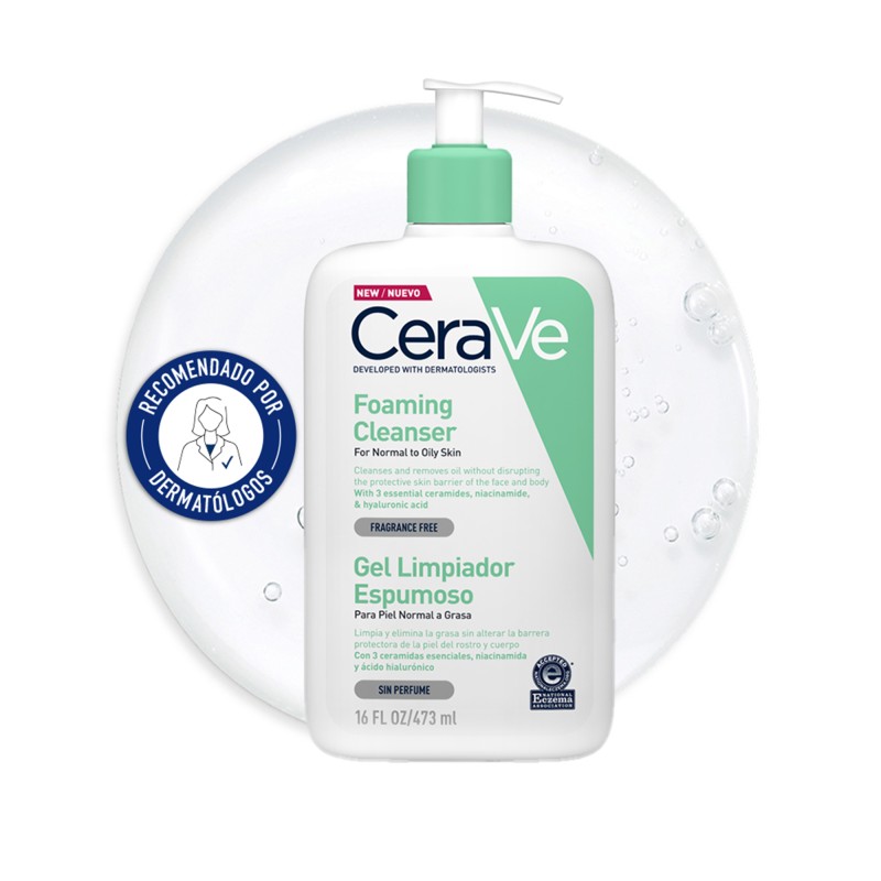 CeraVe Limpiador Espumoso 473 ml