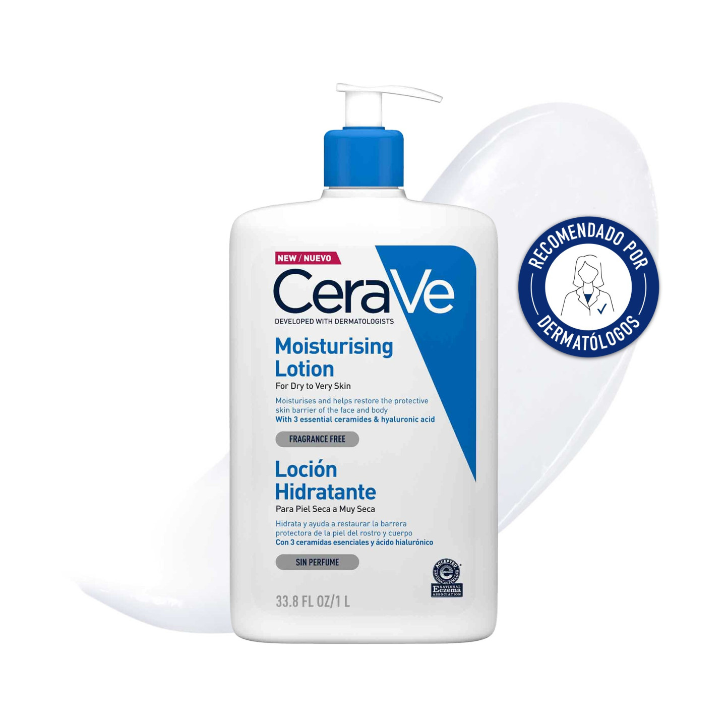 CeraVe Loción Hidratante 1L - Hidratación corporal | STG Farma